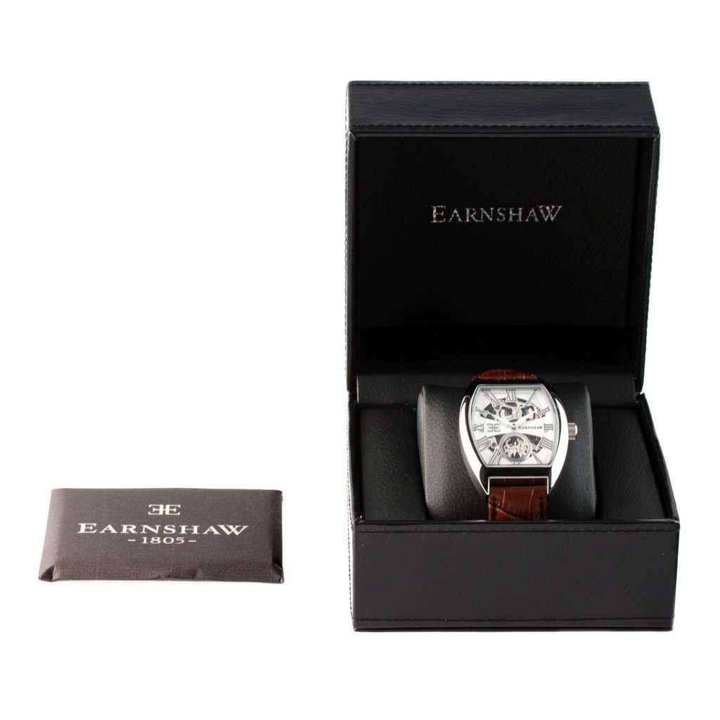 THOMAS EARNSHAW 1805 "Holborn" AUTOMATIC TONNEUX Watch *Exclusive W/ BOX AND PAPERS