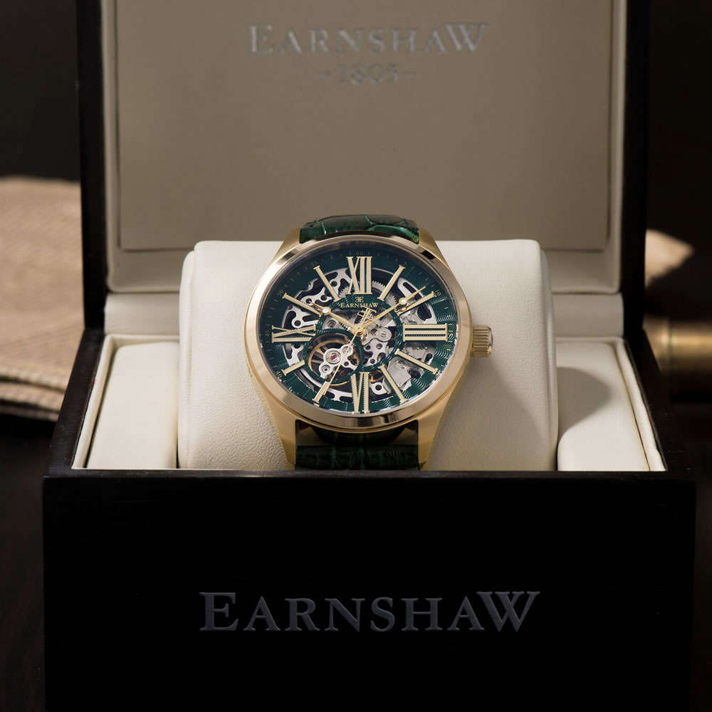 Retail: R7,200.00 Earnshaw 1805 London Armagh Master of Complications Automatic Skeleton Watch