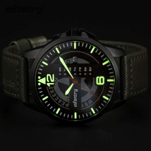 INFANTRY MILITARY CO. Delta Squadron World Peace Keeper Watch BRAND NEW IN BOX