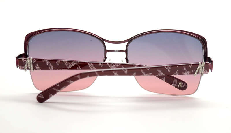 Brand new GUESS Marciano Half Rim Burgandy Sunglasses 100% GENUINE, HOT!!!