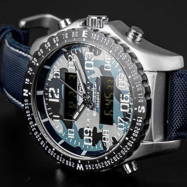 INFANTRY MILITARY Aviation Camouflage Dial Pilot Watch Brand new BOXED, FULLY LOADED!