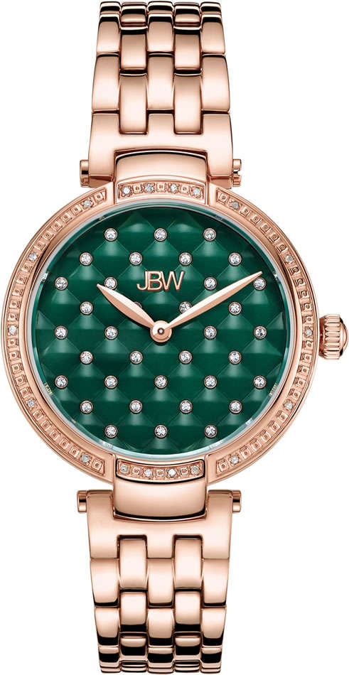 Retail: $599 /R7,299.00 JBW Women's Gala with 18 REAL DIAMONDS and Genuine 18k Plating Watch