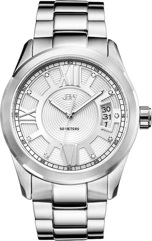 Retail @ R8,449.35 JBW Men's Bond Diamond With Carat 0.09 ctw Stainless Steel 9 Diamond Watch