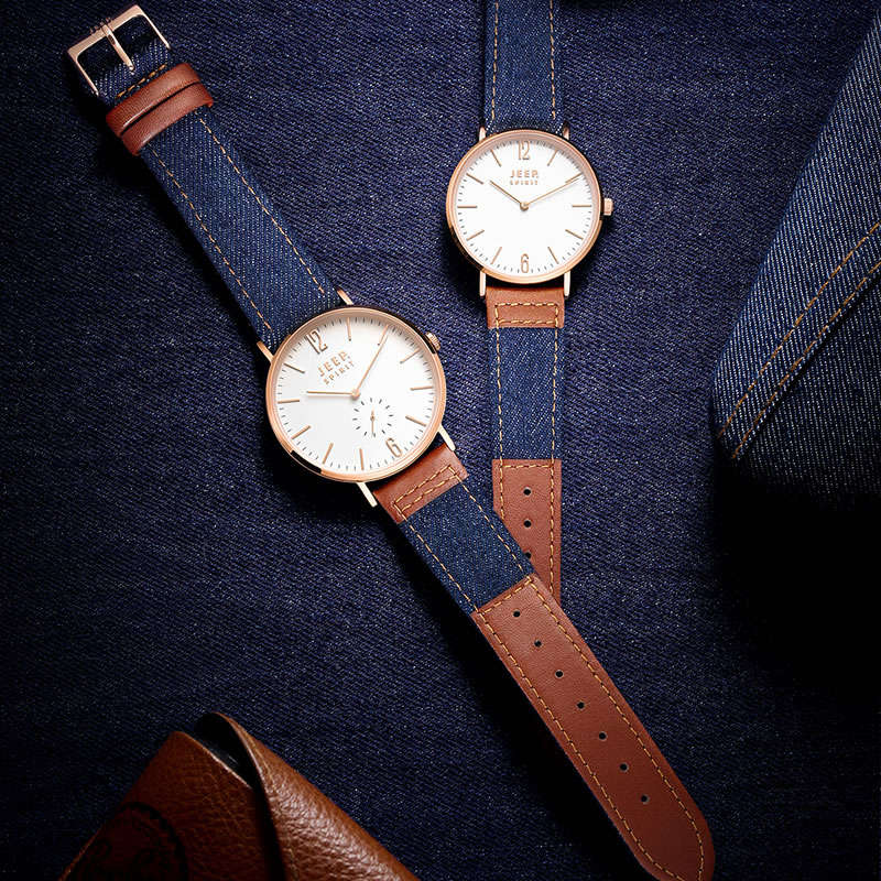 Retail: R3,999.00 JEEP Women's 36mm Denim Dark Blue 36mm Watch BRAND NEW