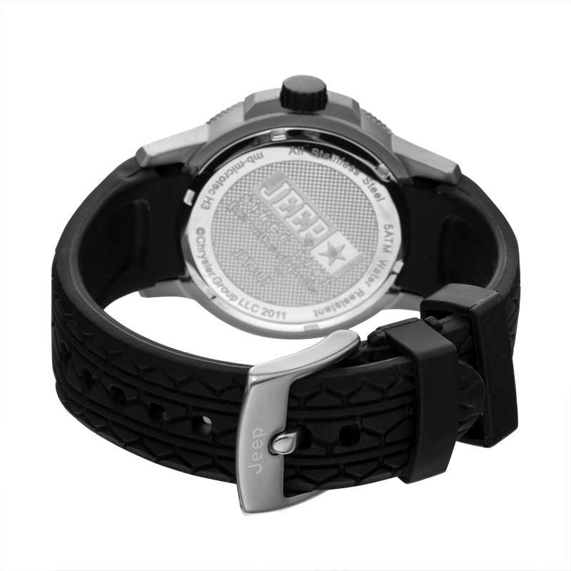 Retail: R7,699.00 JEEP Men's 48mm WRANGLER Tyre Chronograph Watch NEW