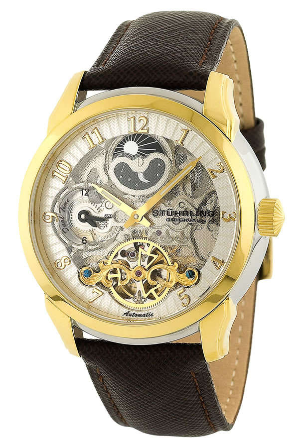**R10,335.00** STUHRLING ORIGINAL Men's Tempest Moon Automatic Watch BRAND NEW IN BOX WITH PAPERWORK