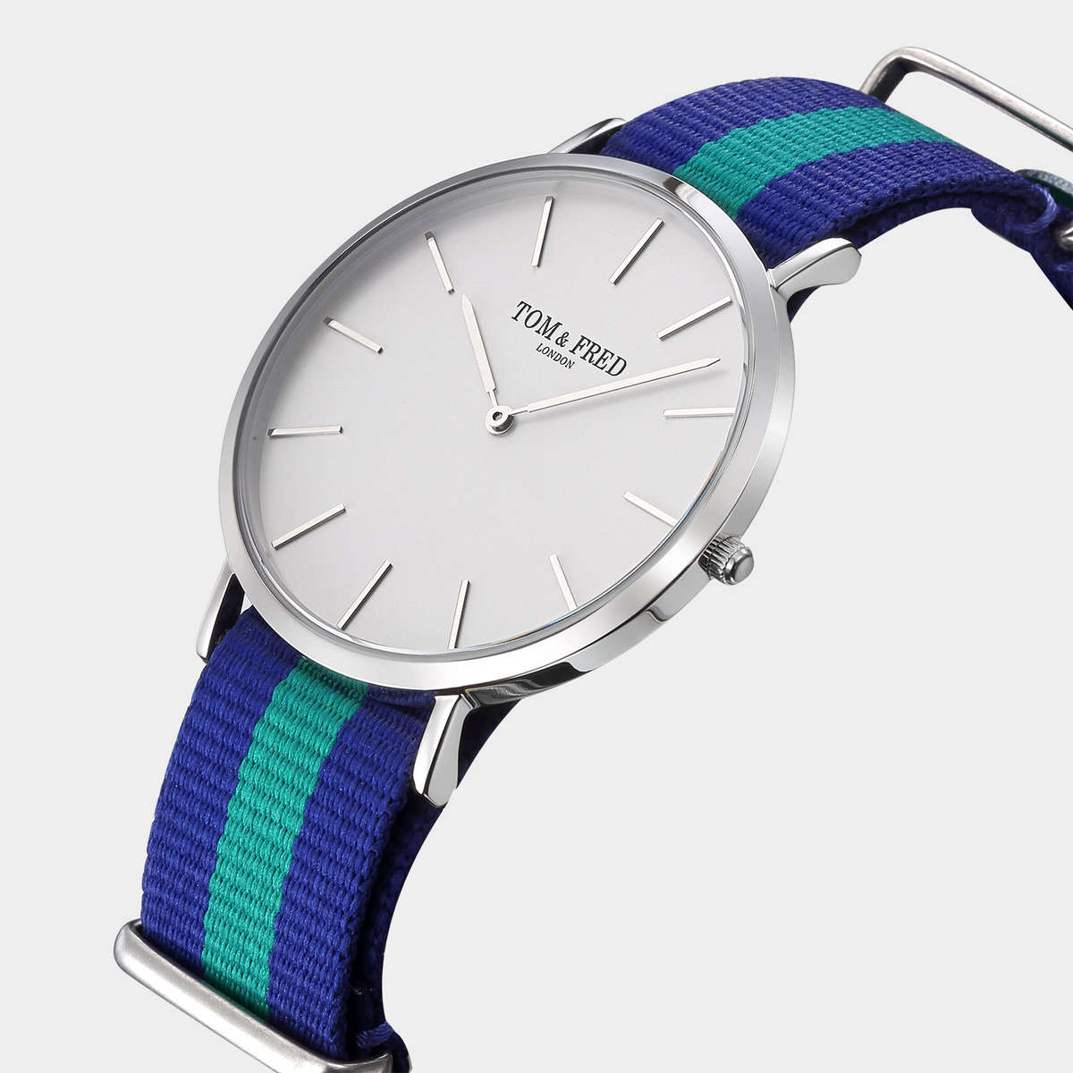 TOM & FRED London Men's McEnroe Swiss Slimline British Watch **Brand new**