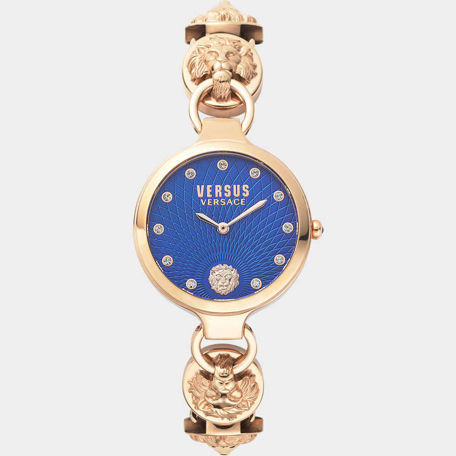 VERSACE Lady Versus Broadwood Lion Head Rose Gold pl. Watch BRAND NEW IN BOX + PAPERS