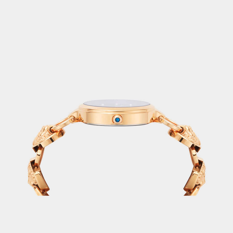 VERSACE Lady Versus Broadwood Lion Head Rose Gold pl. Watch BRAND NEW IN BOX + PAPERS