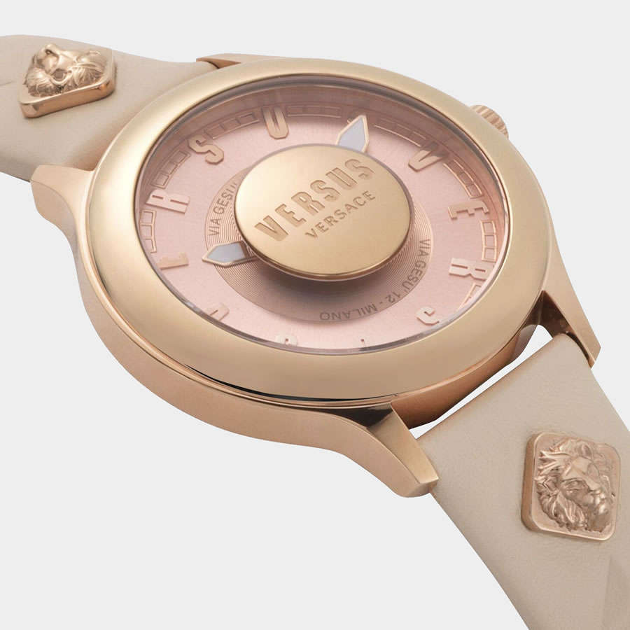 VERSACE Women's Tokai Cape Town Tribute Beige/Rose Gold Watch BRAND NEW IN BOX + PAPERS