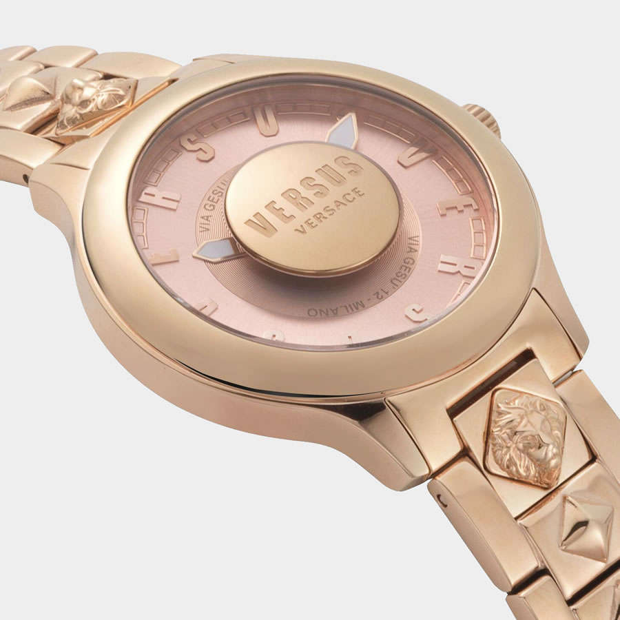 VERSACE Women's Le Medusa de Lioness Rose Gold Steel Watch BRAND NEW IN BOX + PAPERS