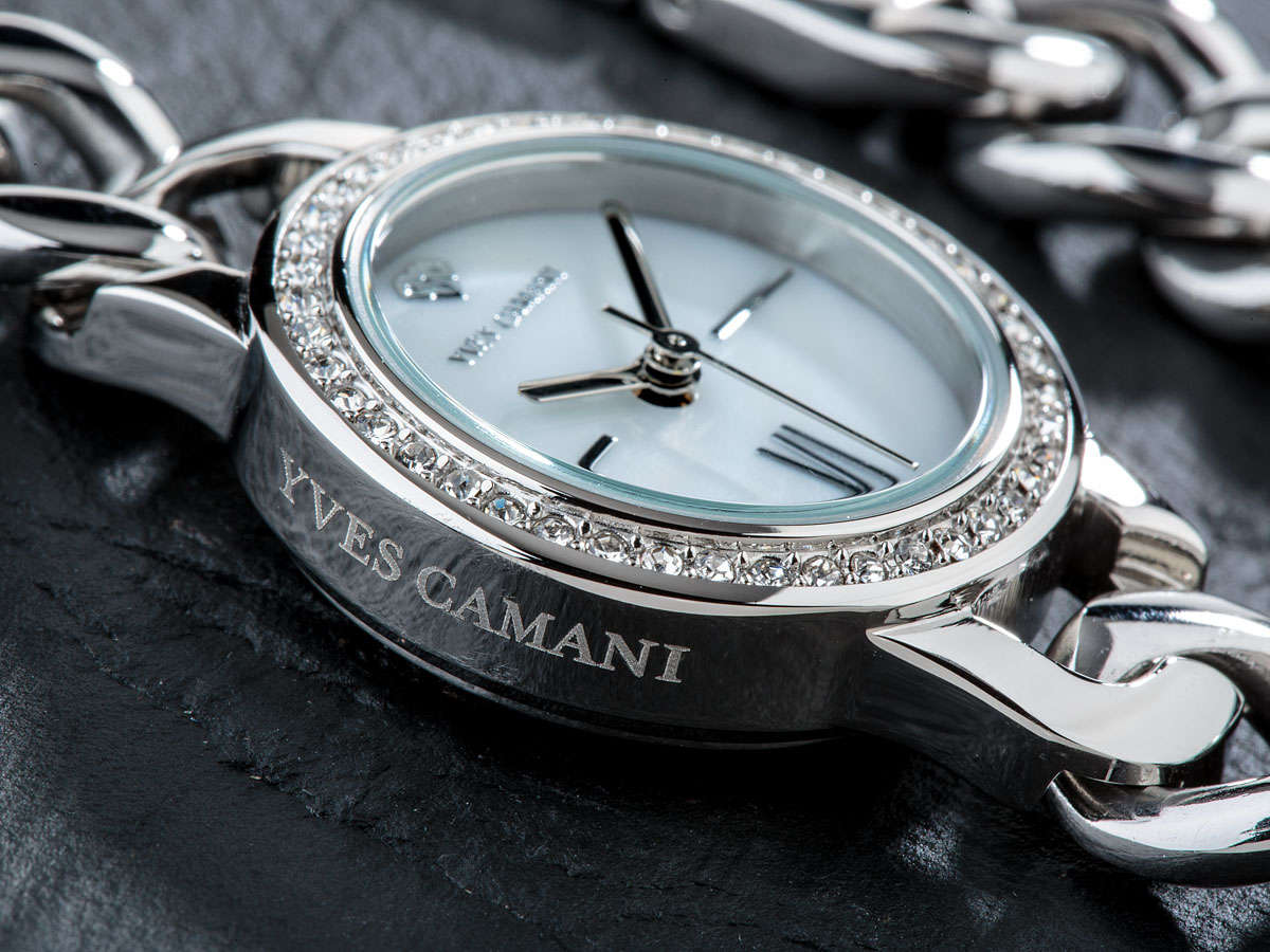 YVES CAMANI Women's Burgaudine 45x Zirconia Watch *HIGH CLASS LUXURY*