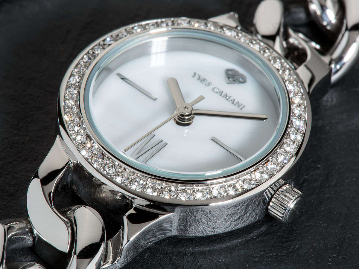 YVES CAMANI Women's Burgaudine 45x Zirconia Watch *HIGH CLASS LUXURY*
