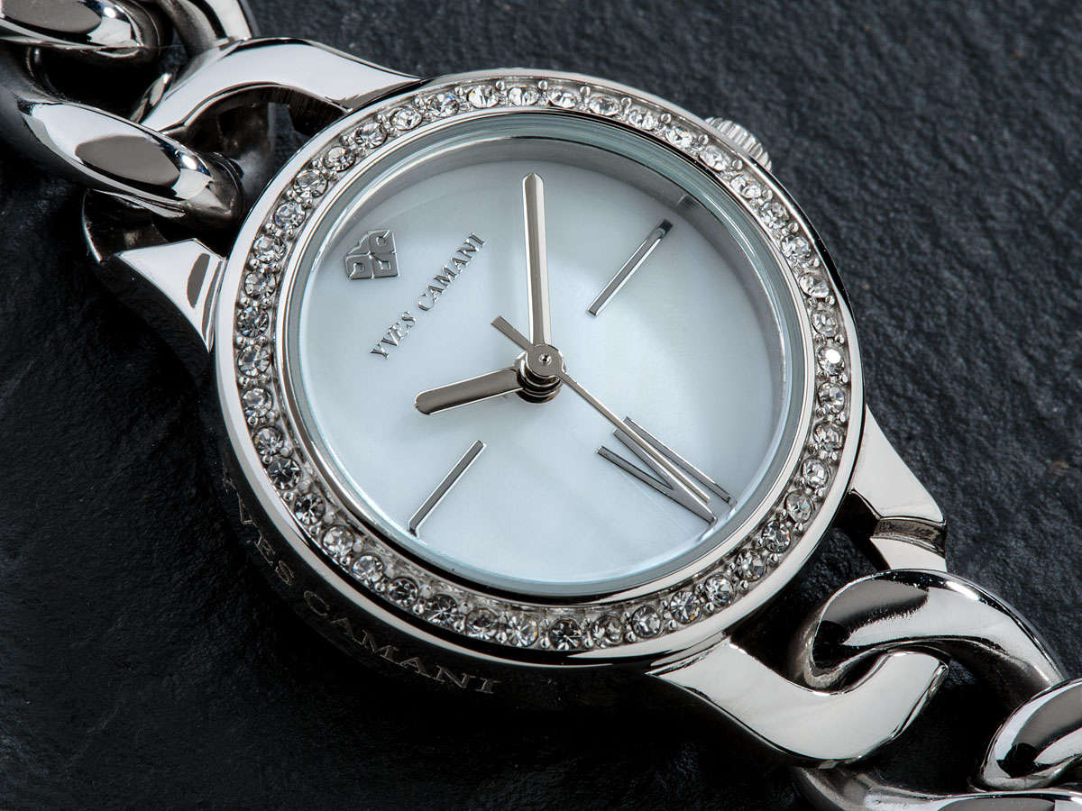 YVES CAMANI Women's Burgaudine 45x Zirconia Watch *HIGH CLASS LUXURY*