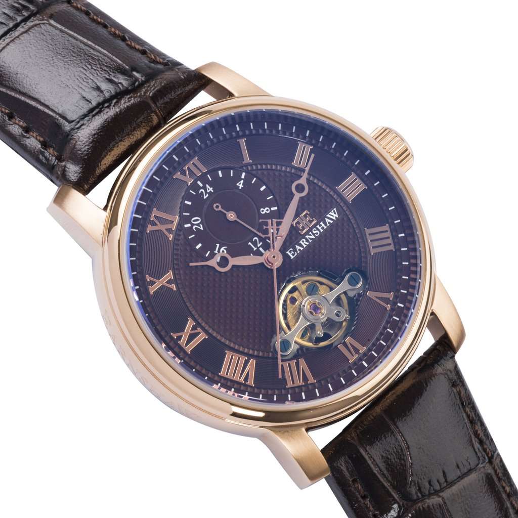Retail: R7,200.00 Thomas Earnshaw Westminster Automatic Rose Case Watch DUAL TIME Watch NEW