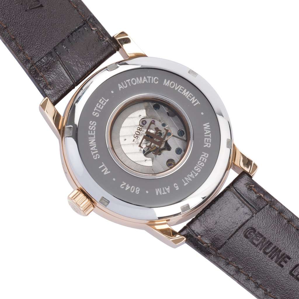Retail: R7,200.00 Thomas Earnshaw Westminster Automatic Rose Case Watch DUAL TIME Watch NEW