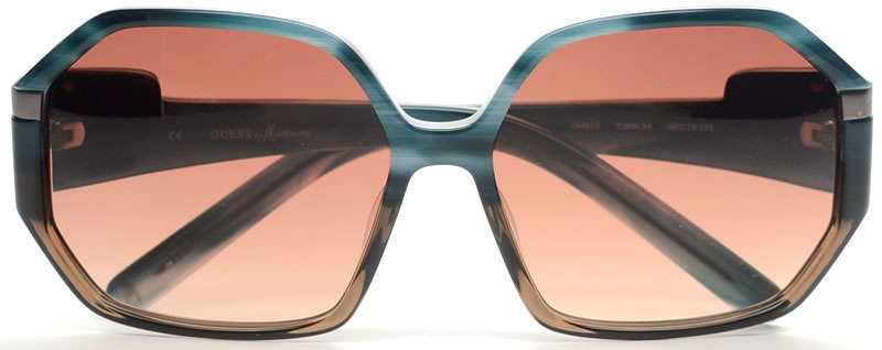 Brand new GUESS Marciano Retro Hexagon Teal/Horn Ivory Luxury Sunglasses 100% GENUINE, HOT!!!