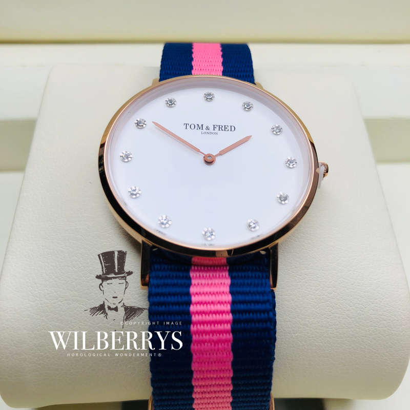 Retail: R2,999.00 TOM & FRED of LONDON Women's Torty Crystal Swiss Movement Watch
