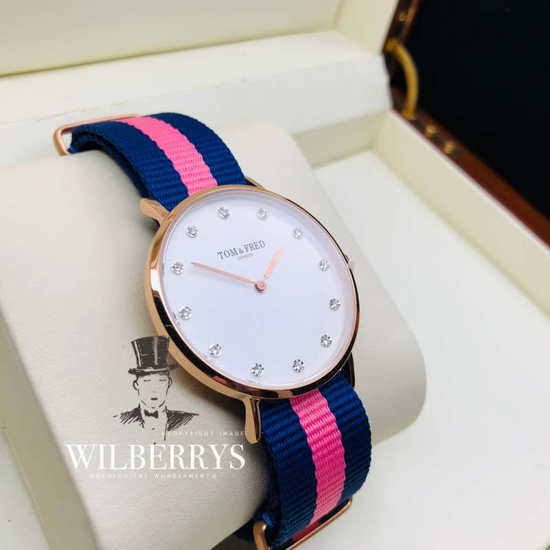 Retail: R2,999.00 TOM & FRED of LONDON Women's Torty Crystal Swiss Movement Watch