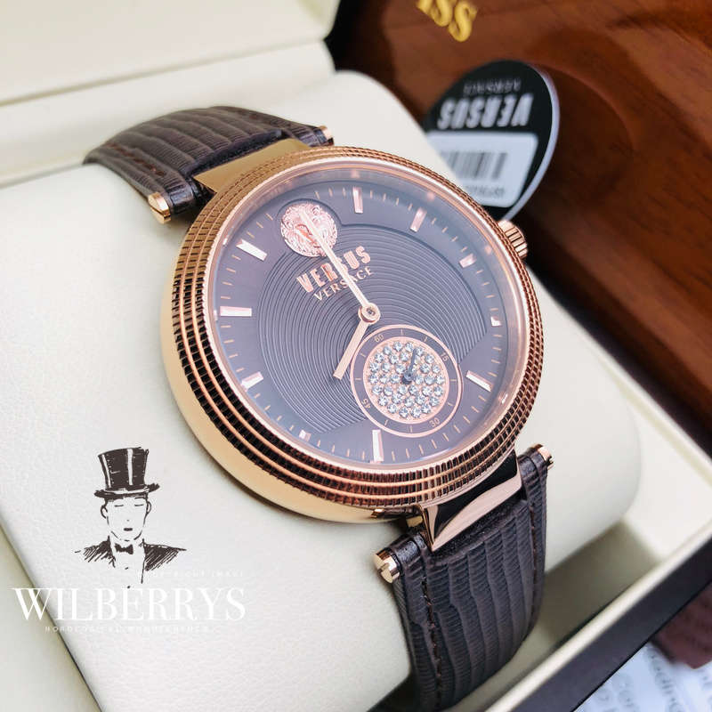 Retail: R6999,99 VERSACE Women's VERSUS Star Ferry Soleil Gold Plated Watch NEW IN BOX + PAPERS