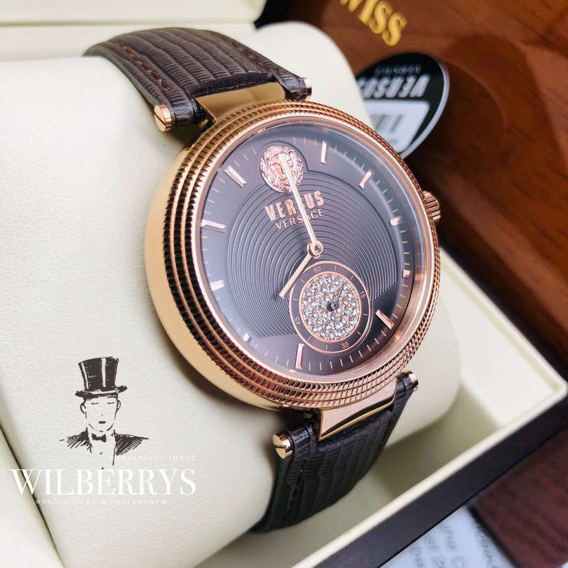 Retail: R6999,99 VERSACE Women's VERSUS Star Ferry Soleil Gold Plated Watch NEW IN BOX + PAPERS