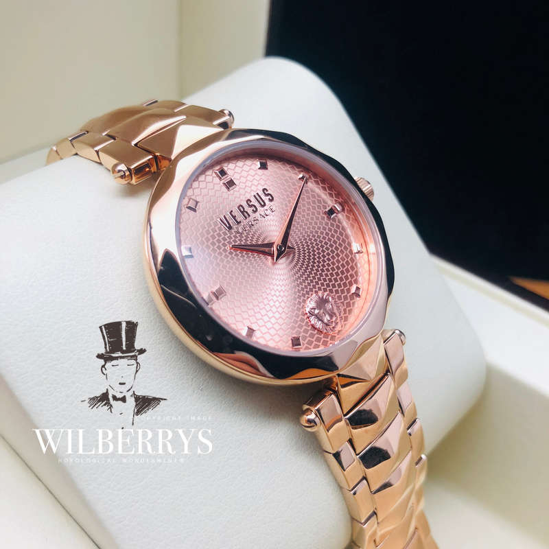 VERSACE Women's VERSUS Covent Garden Soleil Rose Gold Plated Watch BRAND NEW IN BOX + PAPERS