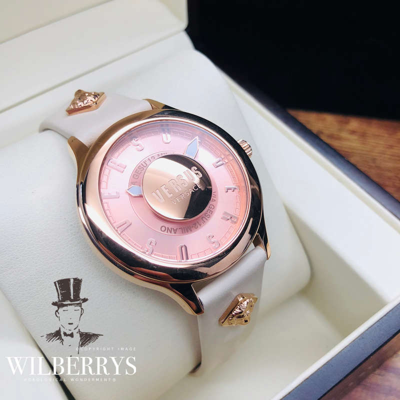 VERSACE Women's Tokai Cape Town Tribute Beige/Rose Gold Watch BRAND NEW IN BOX + PAPERS