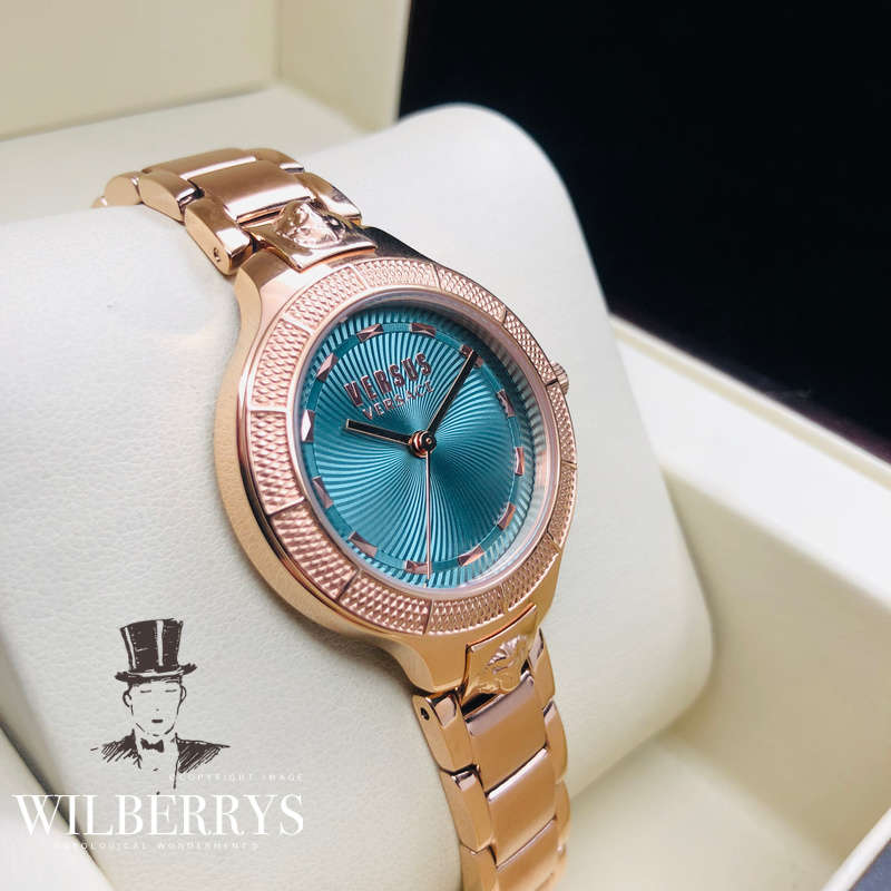 Retail: R6999,99 VERSACE Women's Versus Claremont Rose Gold Pl. Watch BRAND NEW