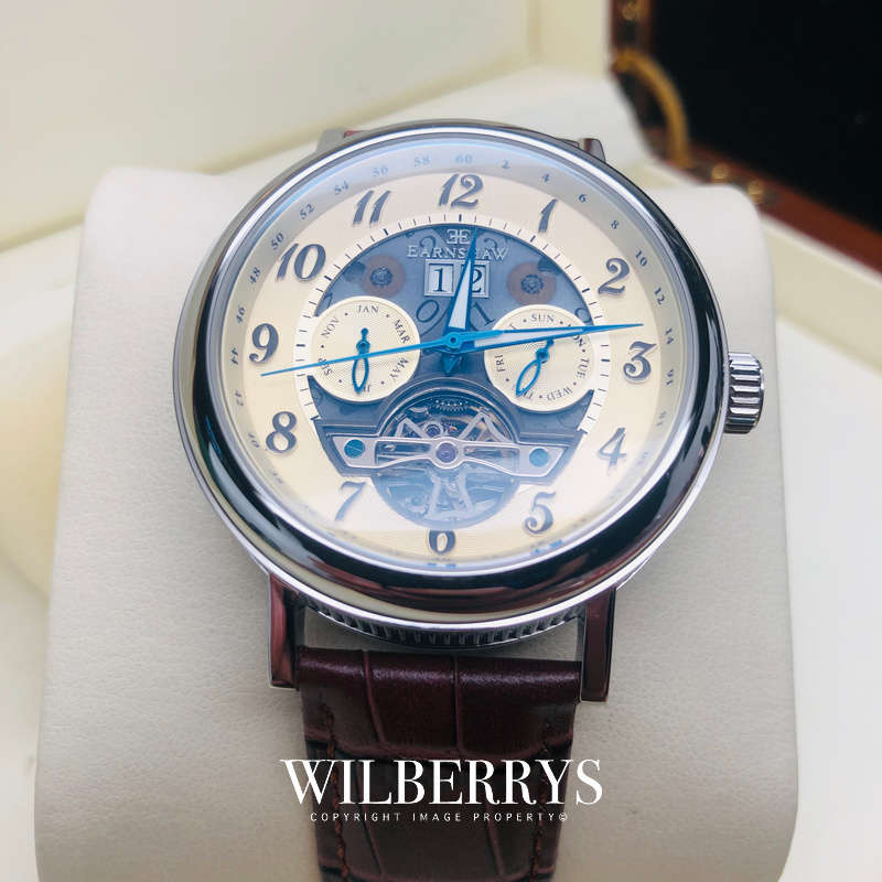 Retail: R7,800.00 Earnshaw 1805 London BEAUFORT Master of Complications Automatic Skeleton Watch