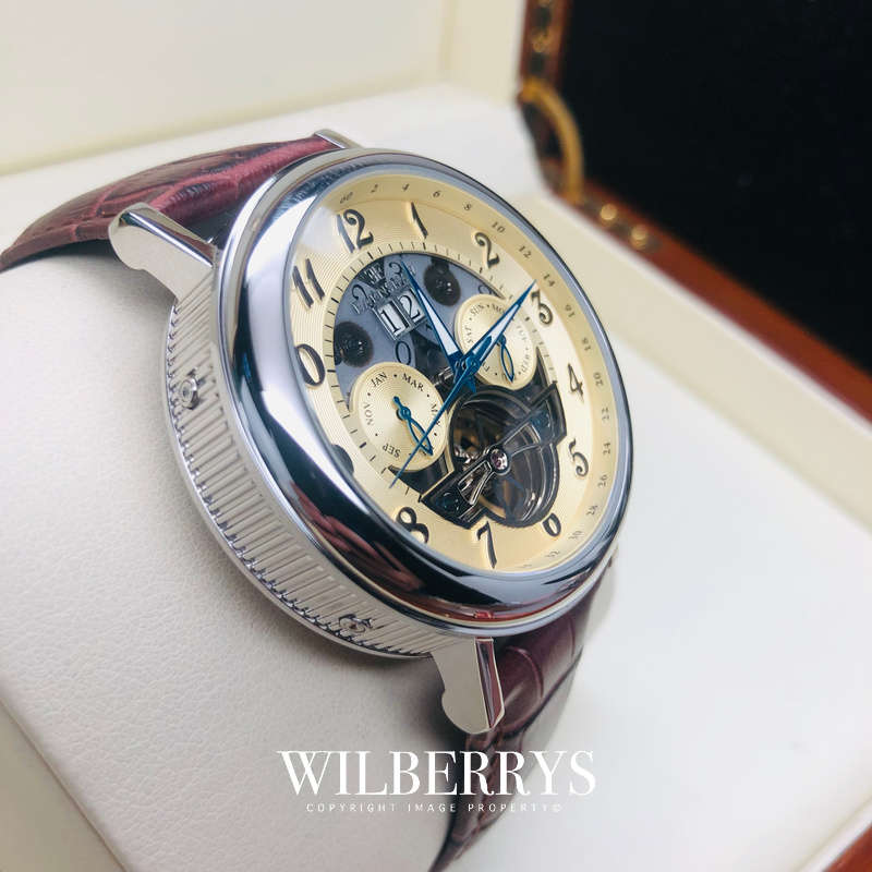 Retail: R7,800.00 Earnshaw 1805 London BEAUFORT Master of Complications Automatic Skeleton Watch
