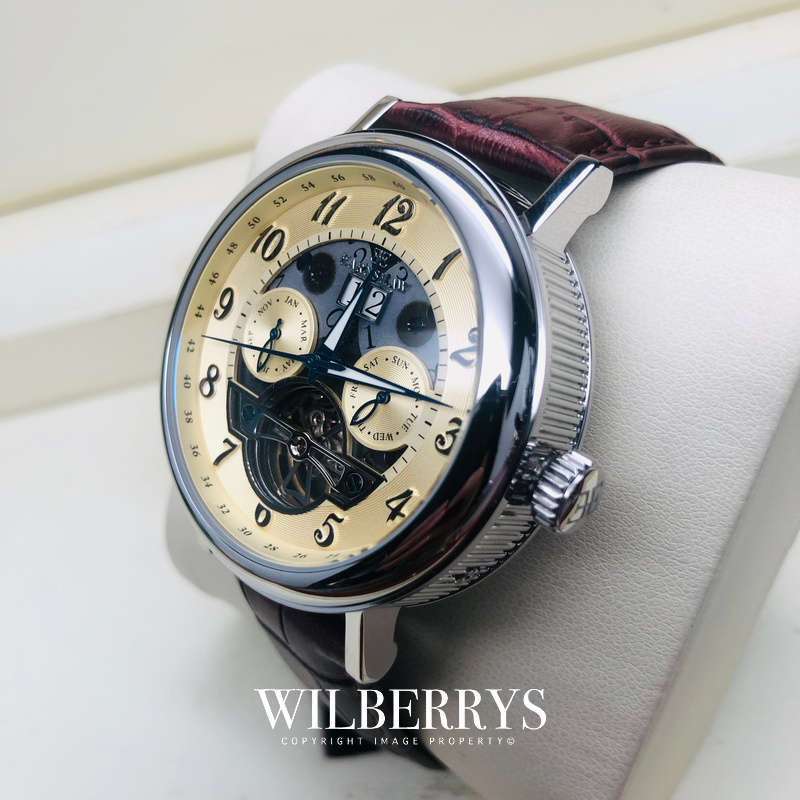 Retail: R7,800.00 Earnshaw 1805 London BEAUFORT Master of Complications Automatic Skeleton Watch