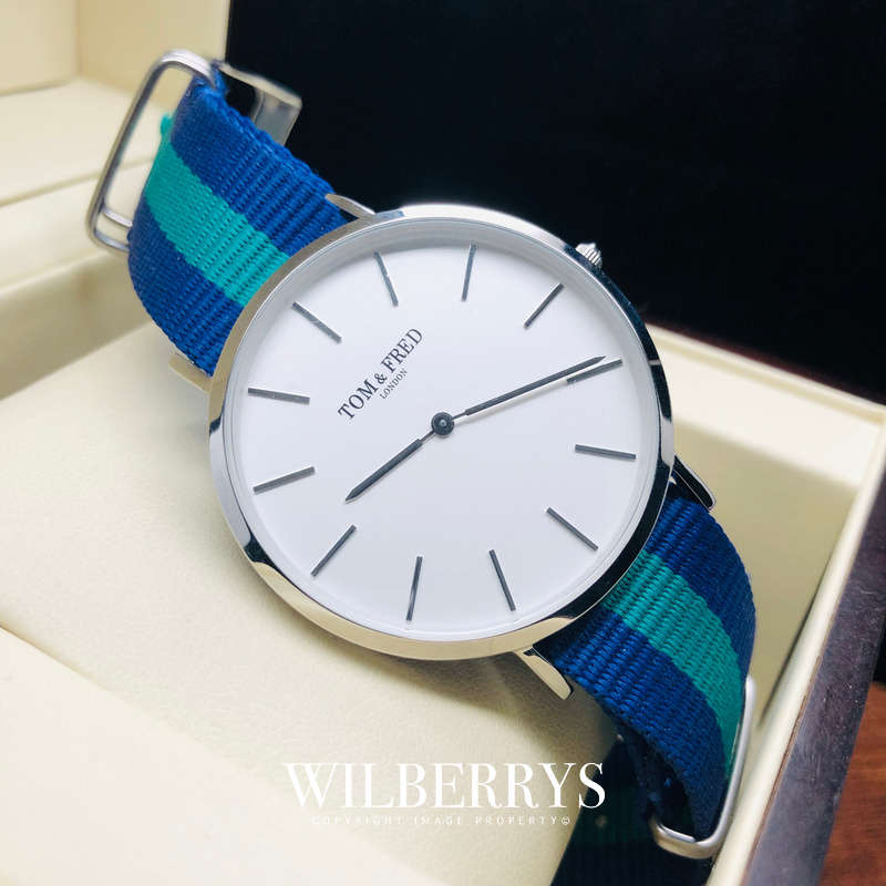 TOM & FRED London Men's McEnroe Swiss Slimline British Watch **Brand new**