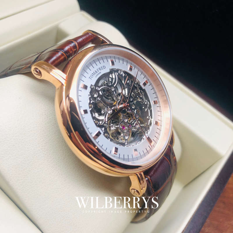 Retail: R6,000.00 TOM & FRED London Men's AUTOMATIC 1/1000 Limited Portendorf British Leather Watch