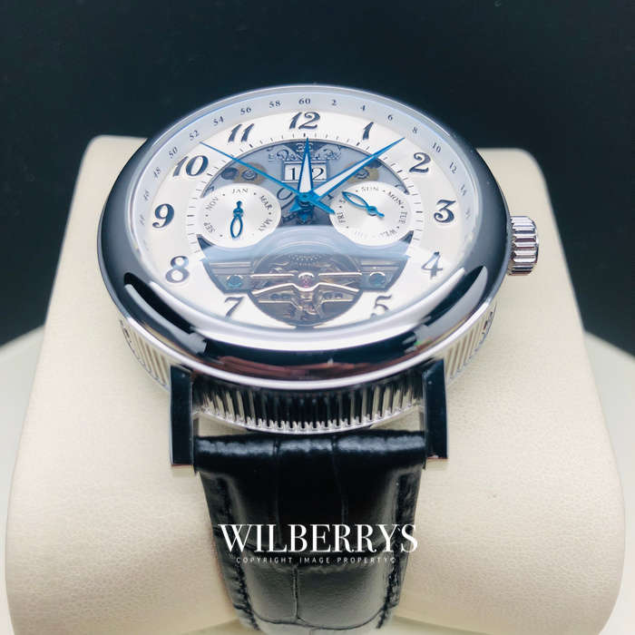 Retail: R7,800.00 Earnshaw 1805 London BEAUFORT Master of Complications Automatic Skeleton Watch