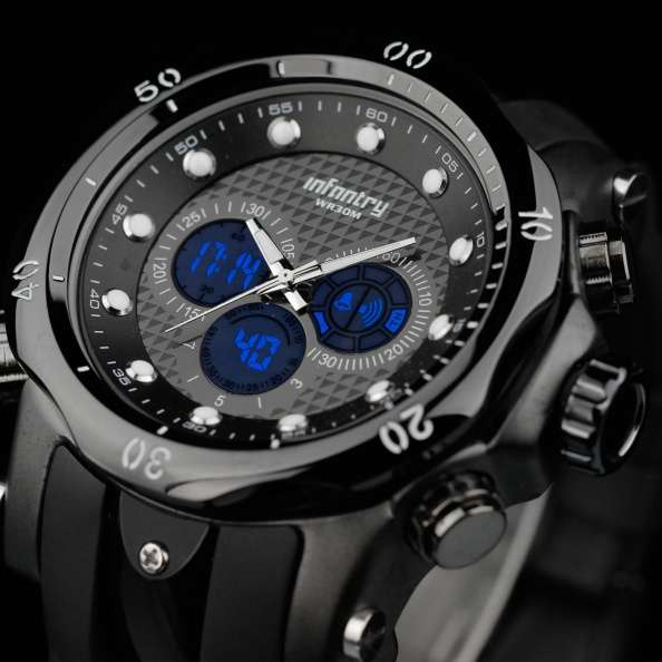 INFANTRY MILITARY CO. Combat King Watch Brand new BOXED, FULLY LOADED!