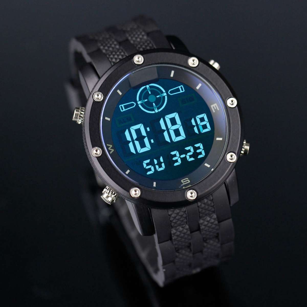 INFANTRY MILITARY CO. Caiman Digital Watch Brand new BOXED, FULLY LOADED!