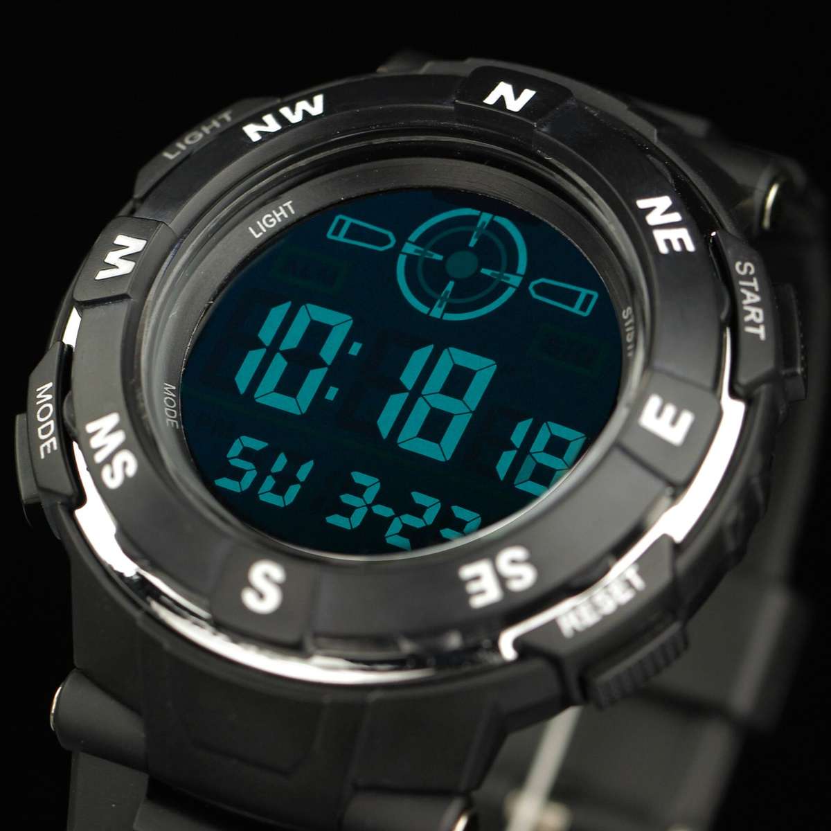INFANTRY MILITARY CO. Border Digital Silicon Watch Brand new BOXED, FULLY LOADED!