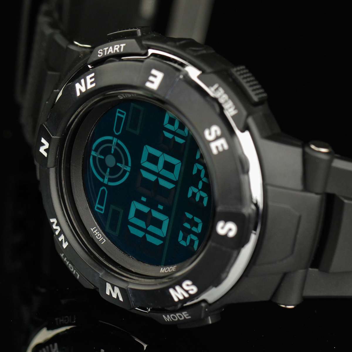 INFANTRY MILITARY CO. Border Digital Silicon Watch Brand new BOXED, FULLY LOADED!