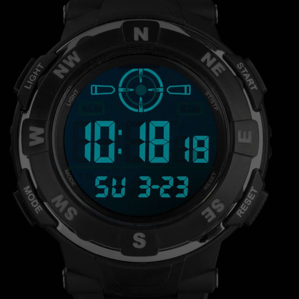 INFANTRY MILITARY CO. Border Digital Silicon Watch Brand new BOXED, FULLY LOADED!