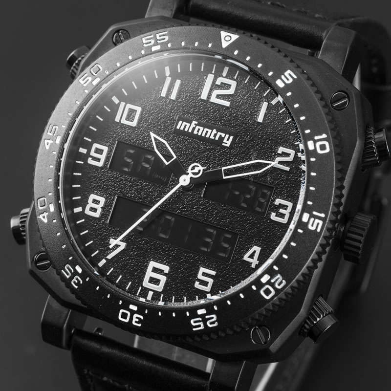 Retail: R2,300.00 INFANTRY MILITARY CO. Uni-Bomber Watch Brand new BOXED, FULLY LOADED!