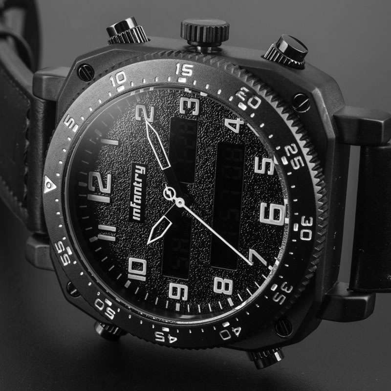 Retail: R2,300.00 INFANTRY MILITARY CO. Uni-Bomber Watch Brand new BOXED, FULLY LOADED!