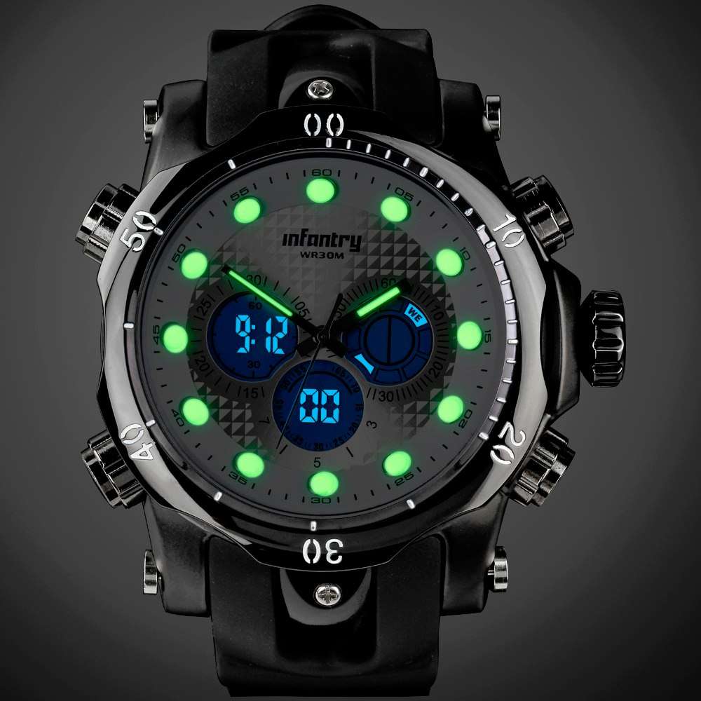 INFANTRY MILITARY CO. Combat King Watch Brand new BOXED, FULLY LOADED!