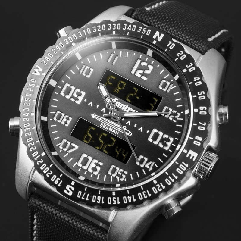 INFANTRY MILITARY Men's Aviation Mountain Watch Brand new BOXED, FULLY LOADED!