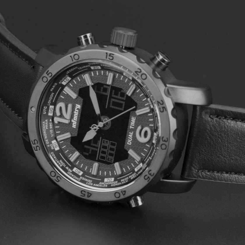 late entry!! INFANTRY MILITARY CO. Dark Knight Watch Brand new BOXED, FULLY LOADED!