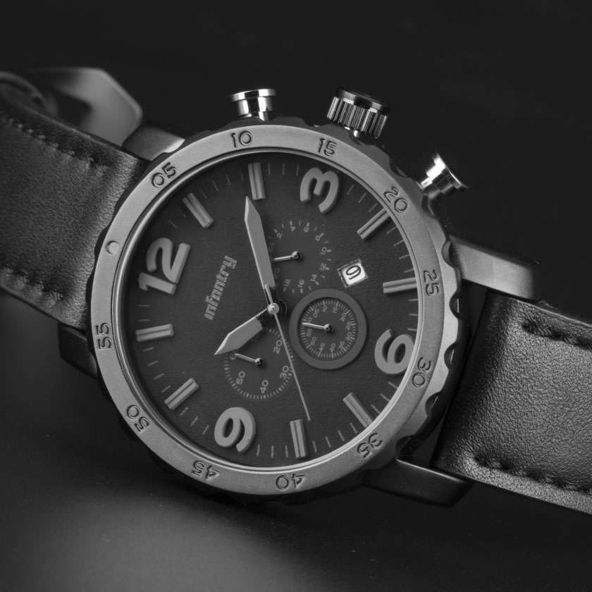 late entry!! INFANTRY MILITARY CO. Dark Knight Watch Brand new BOXED, FULLY LOADED!