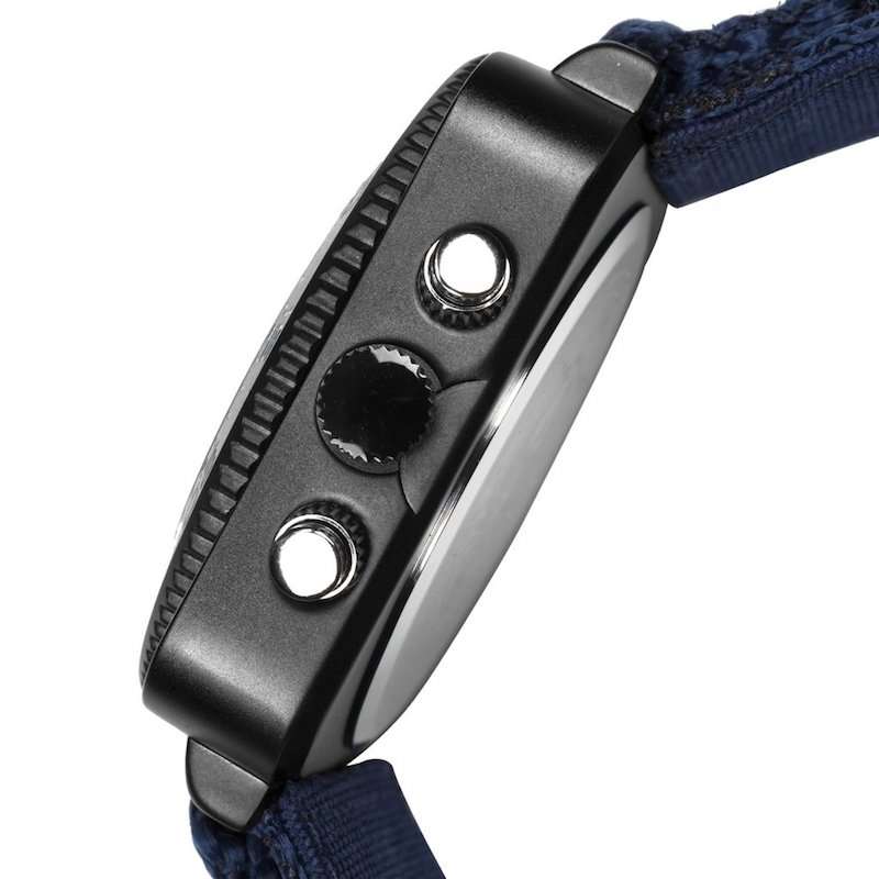 INFANTRY MILITARY CO. Tank Camo XL 47mm DUAL MOVEMENT Watch with Silicone Band BOXED, FULLY LOADED!