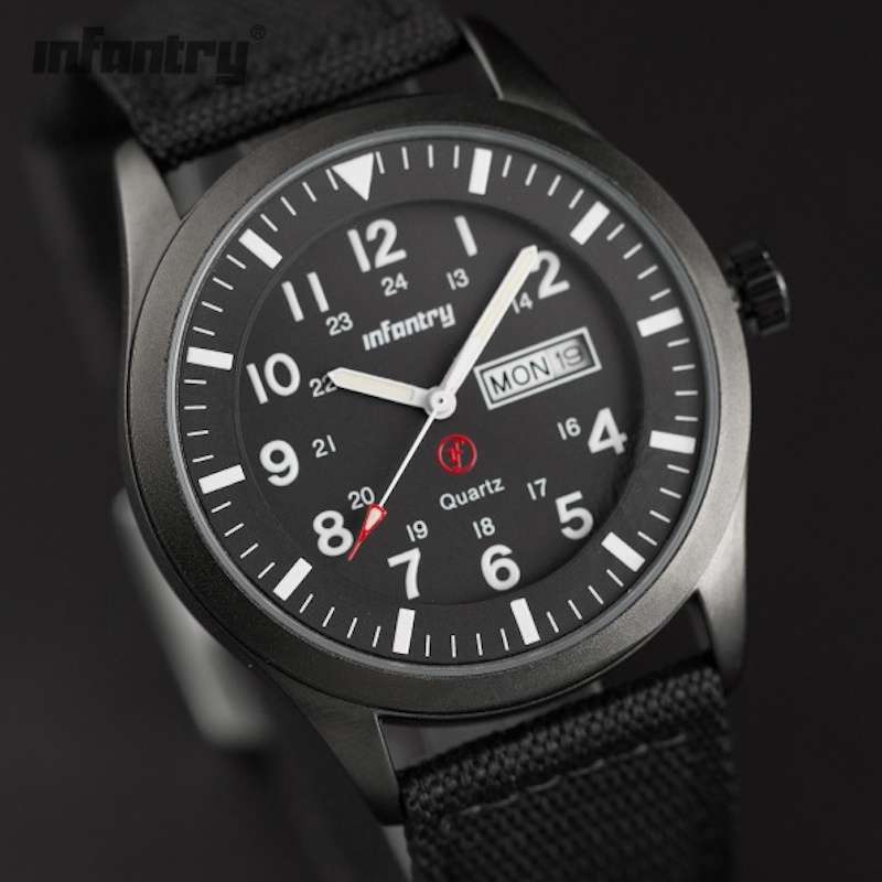 INFANTRY MILITARY CO. Cadet Watch Brand new BOXED, FULLY LOADED!