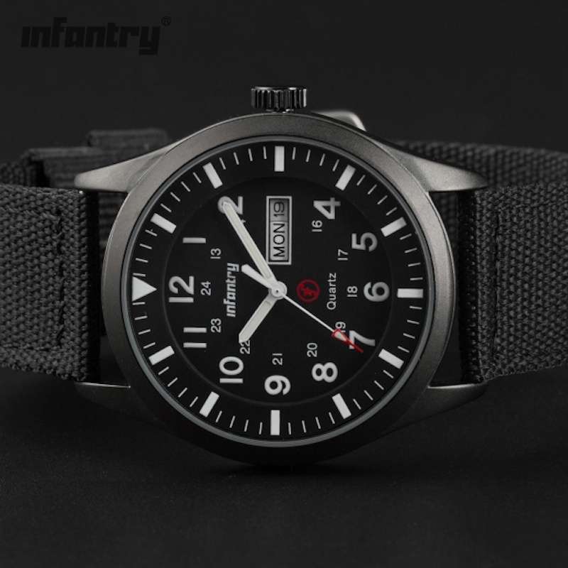 INFANTRY MILITARY CO. Cadet Watch Brand new BOXED, FULLY LOADED!