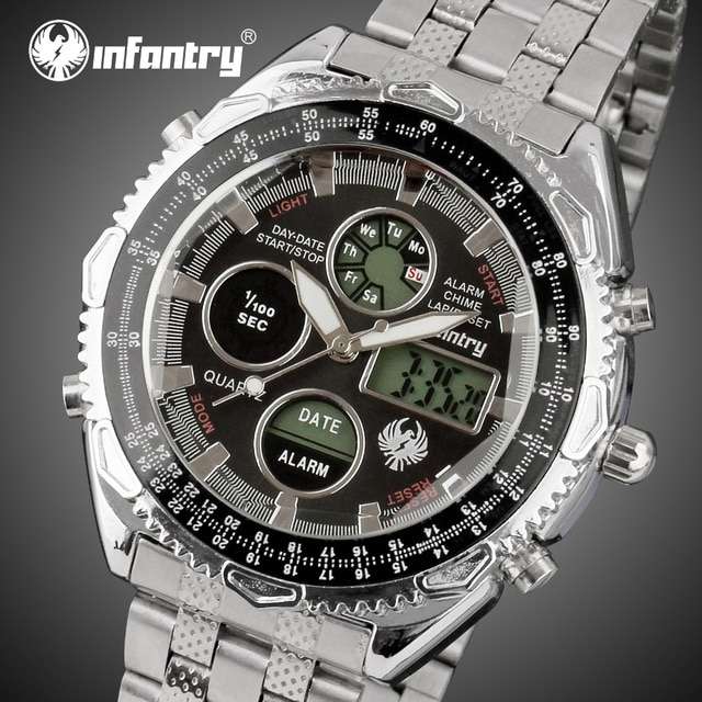 INFANTRY MILITARY CO. Pilot Talon Silver Edition Watch Brand new BOXED, FULLY LOADED!
