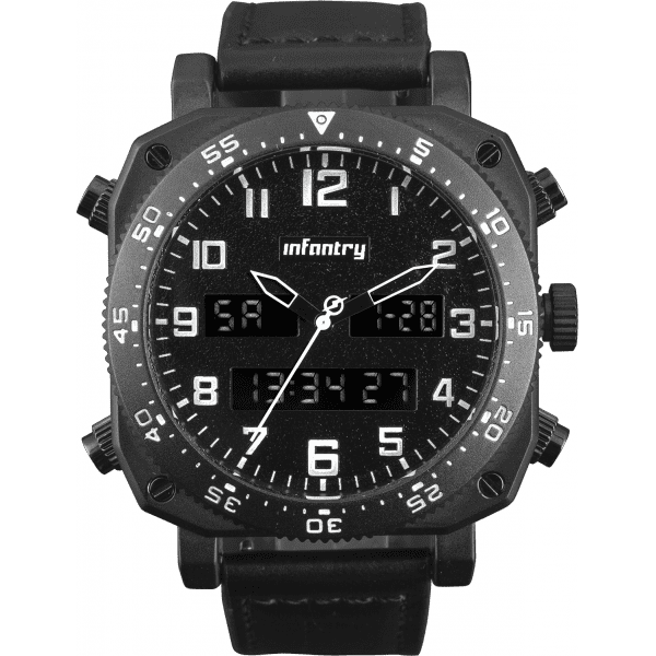 Retail: R2,300.00 INFANTRY MILITARY CO. Uni-Bomber Watch Brand new BOXED, FULLY LOADED!